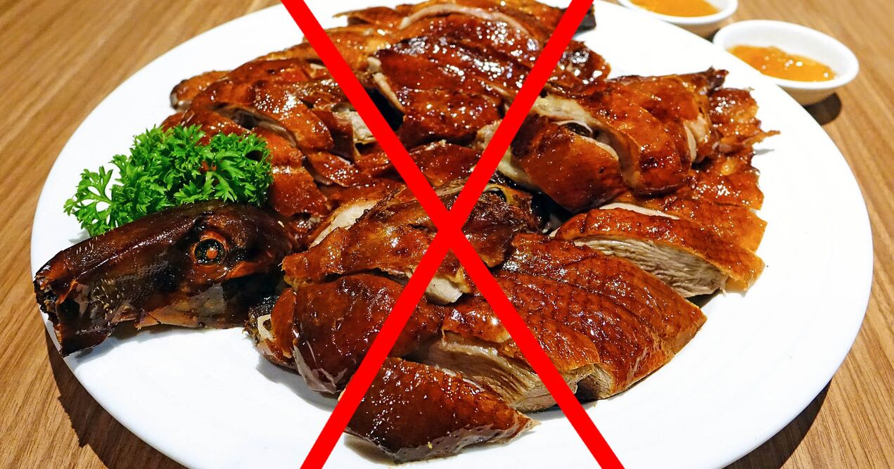 Food prohibited in a diet for gastritis